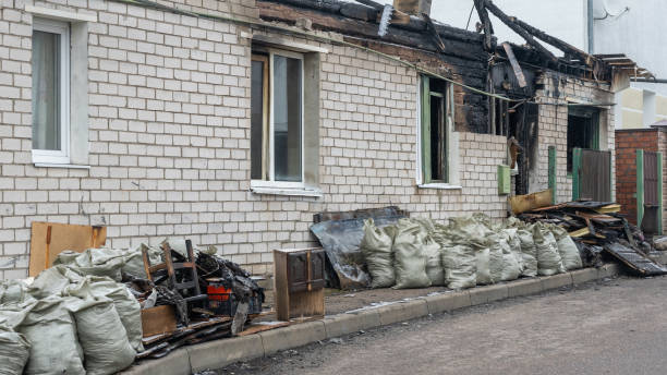 Professional Fire Damage Removal technician working in Rosemount, MN